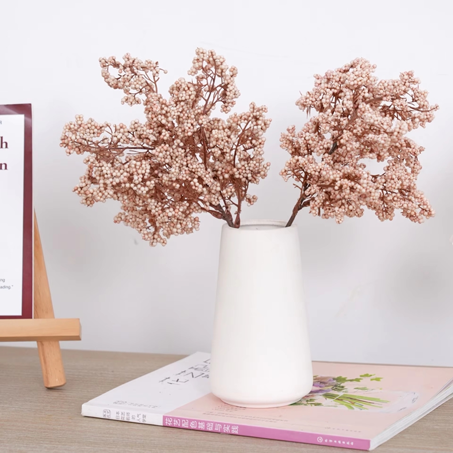 Flower Girl Basket - Kunstbloemen Plant Winterberry Bruiloft Bruidsboeket Thuis