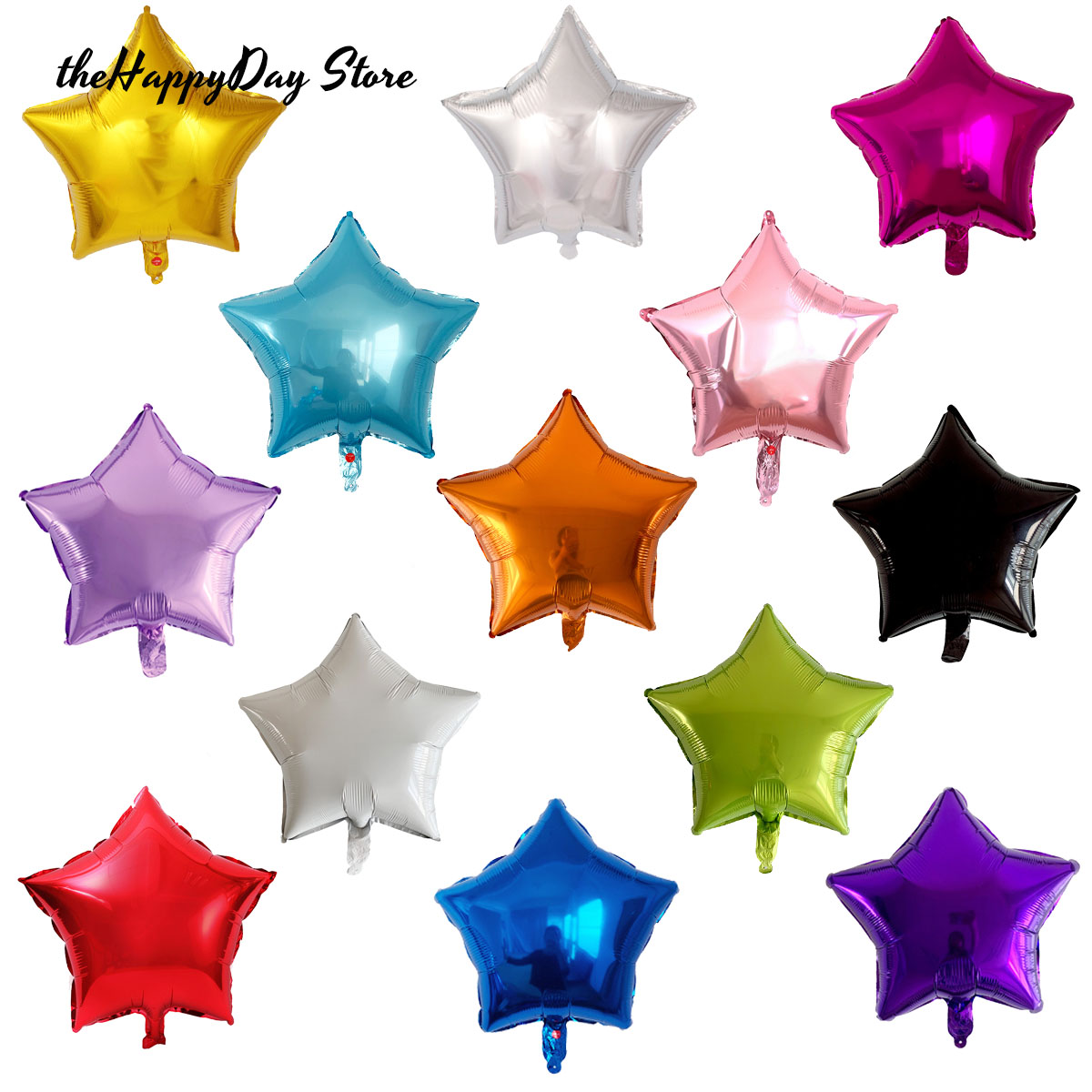 Confetti Balloon Set - 10/5/1Pcs Metallic Sterfolie Ballonnen 18/10Inch Bruiloft