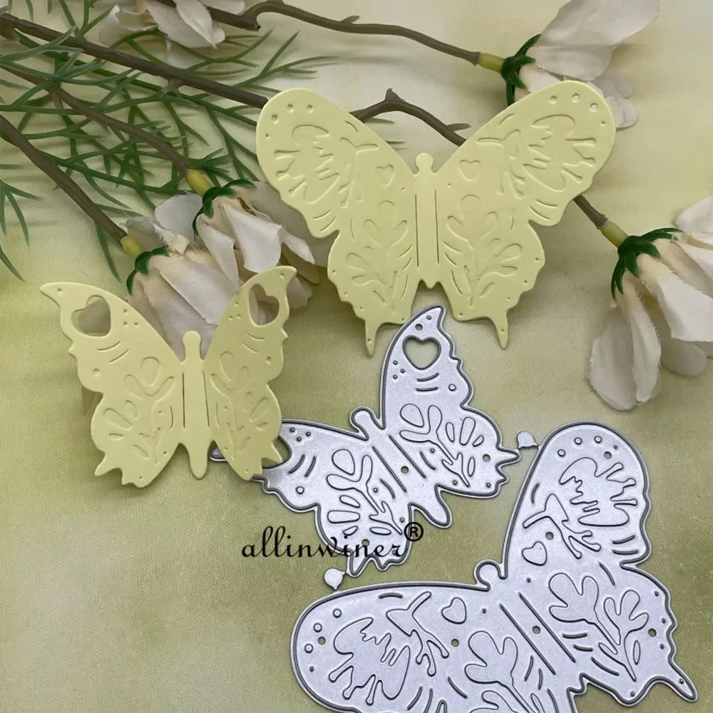 Papercraft Supply Invitation - Gelaagde vlinderstansfiguren, insectenmotieven voor papierkunst, decoratieve