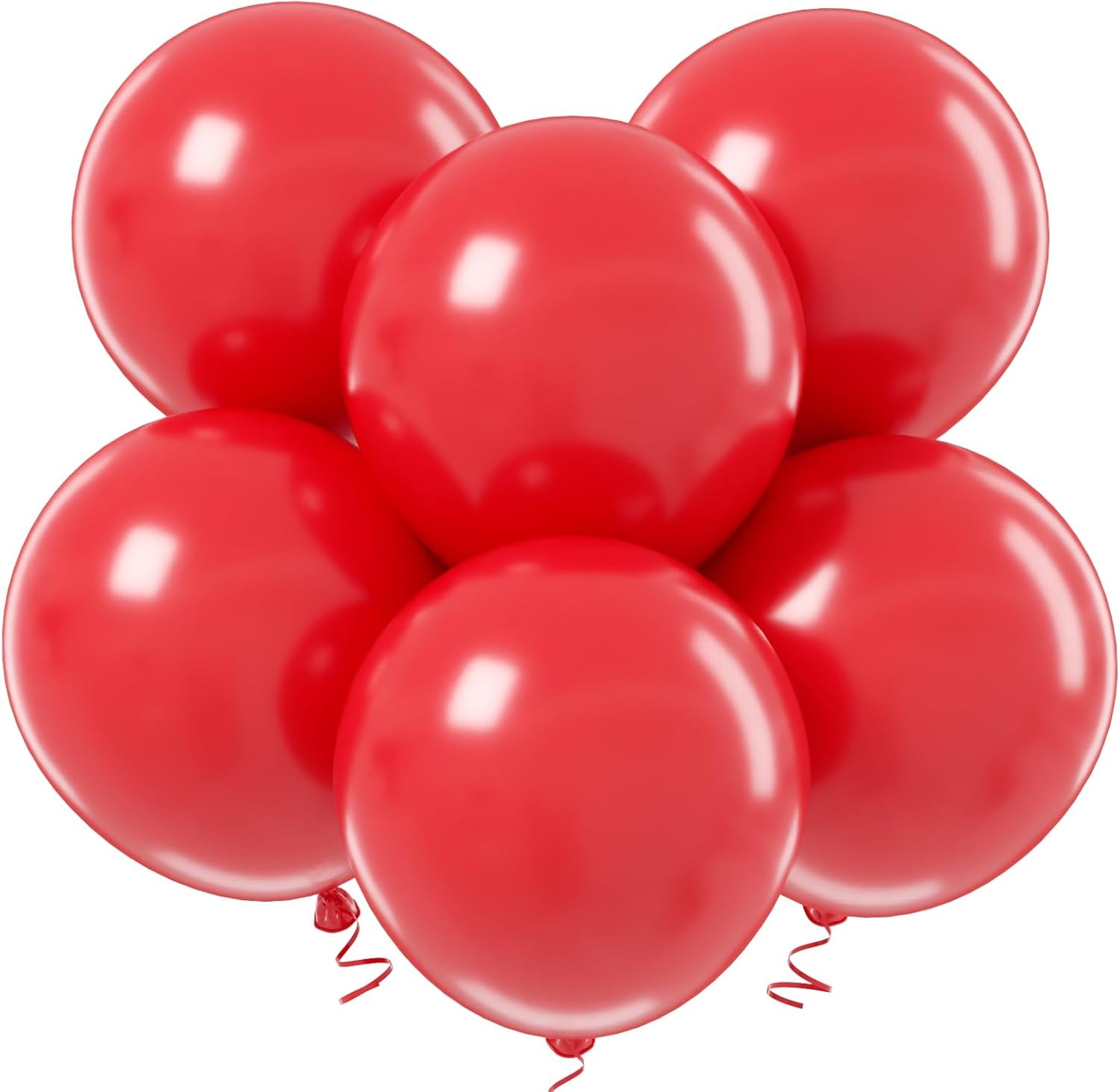 Confetti Balloon Set - 10/20/30 Stuks 18 Inch Rode Ballonnen
