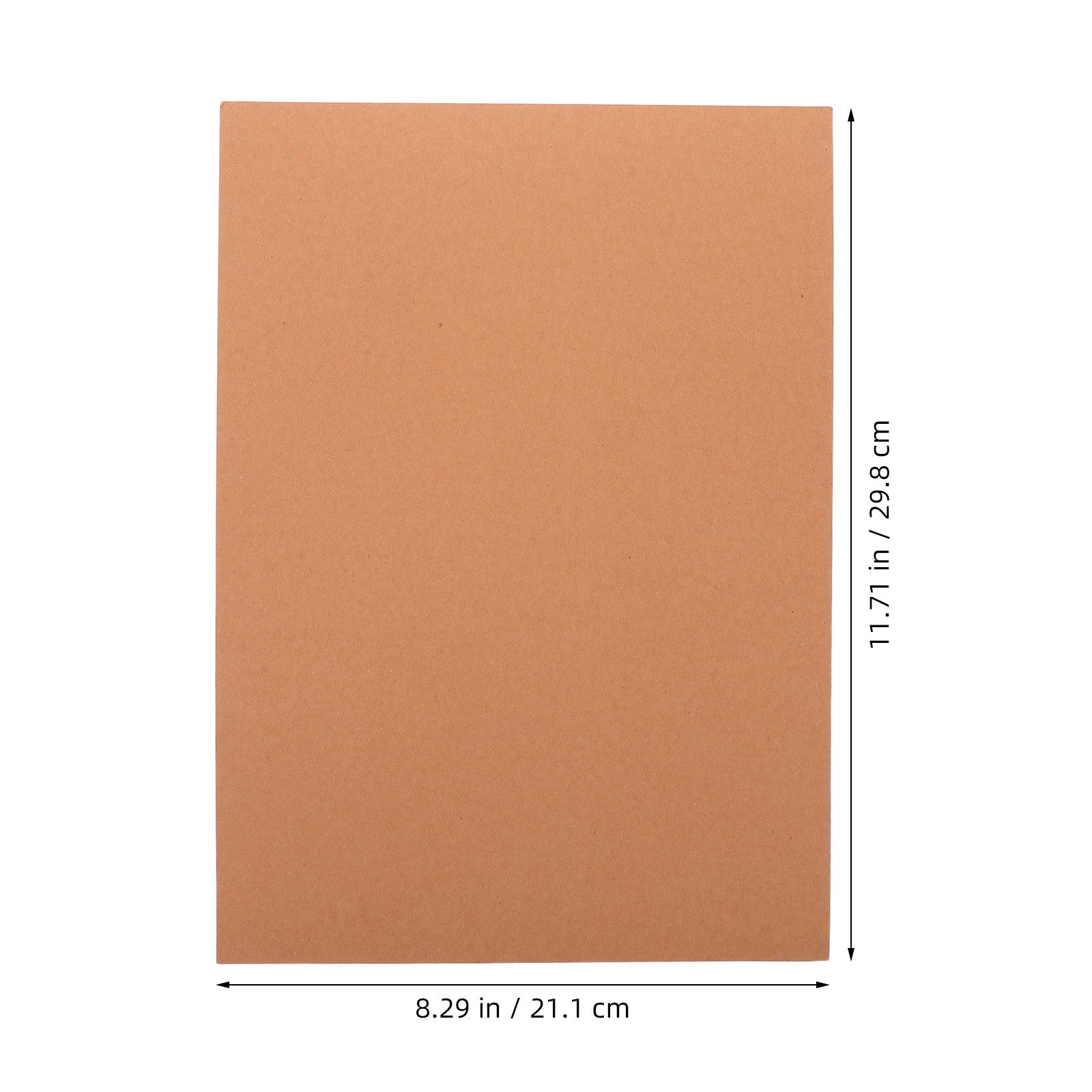 50 stuks bruin kartonpapier A4 - Papercraft Supply Invitation recensie en prijs