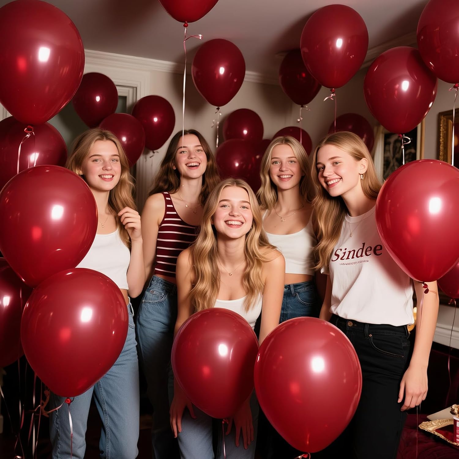 100/50 stuks Bordeaux Rode Lat - Confetti Balloon Set recensie en prijs