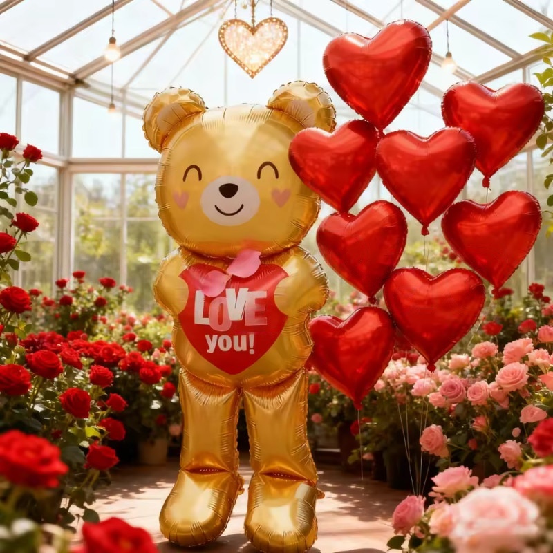 Grote 60 inch staande hart bee - Confetti Balloon Set recensie en prijs