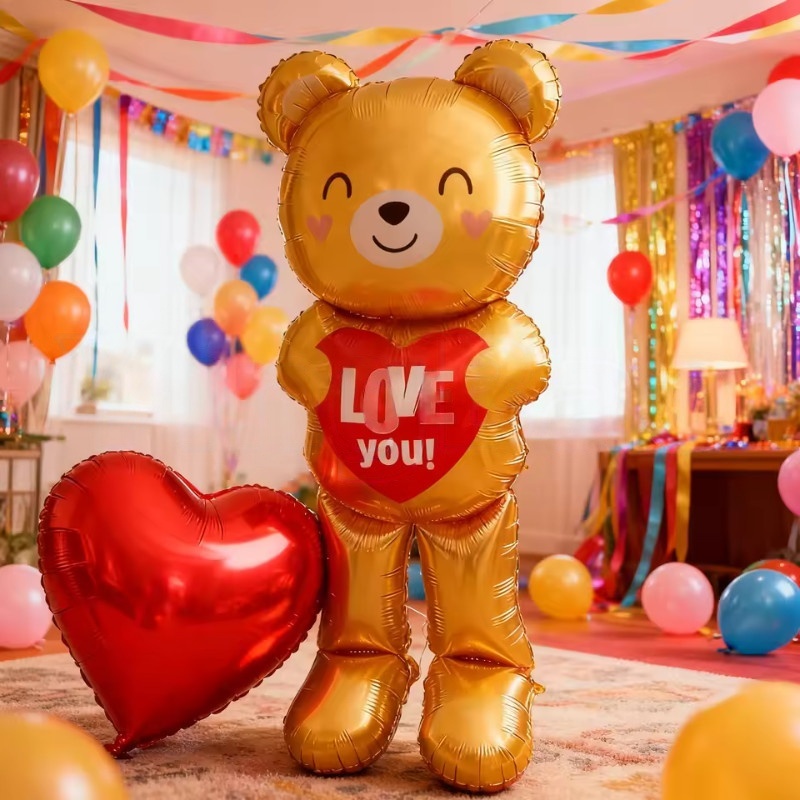 Grote 60 inch staande hart bee - Confetti Balloon Set recensie en prijs