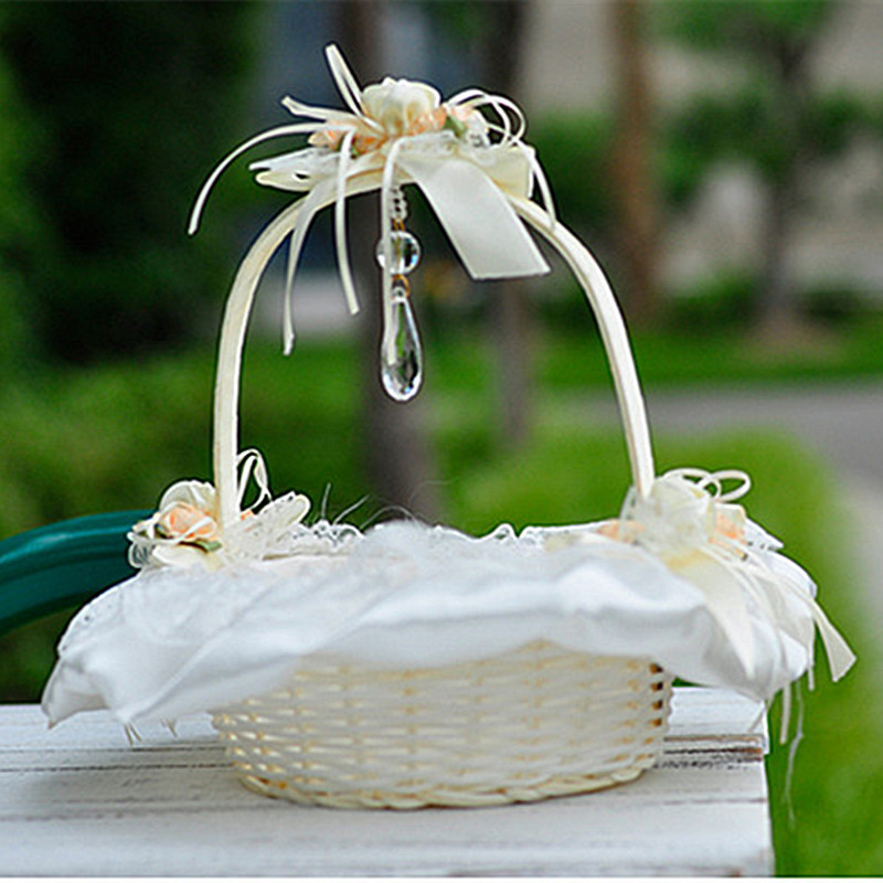 Bloemenmeisje Mand Romantisch  - Flower Girl Basket recensie en prijs