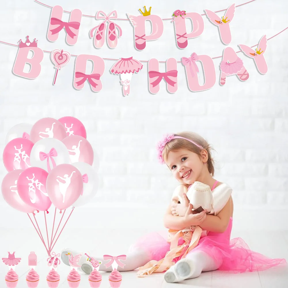 Roze Ballerina Ballet Meisje G - Confetti Balloon Set recensie en prijs