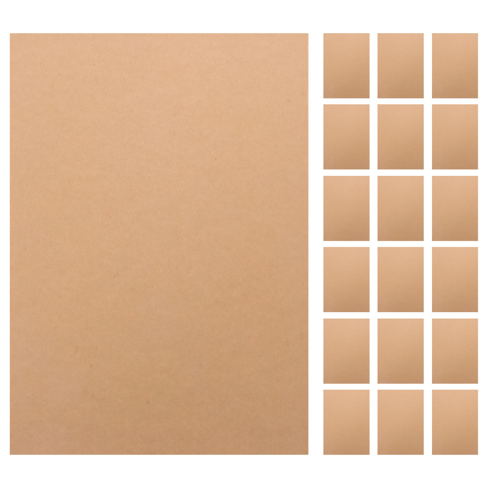 50 stuks bruin kartonpapier, d - Papercraft Supply Invitation recensie en prijs