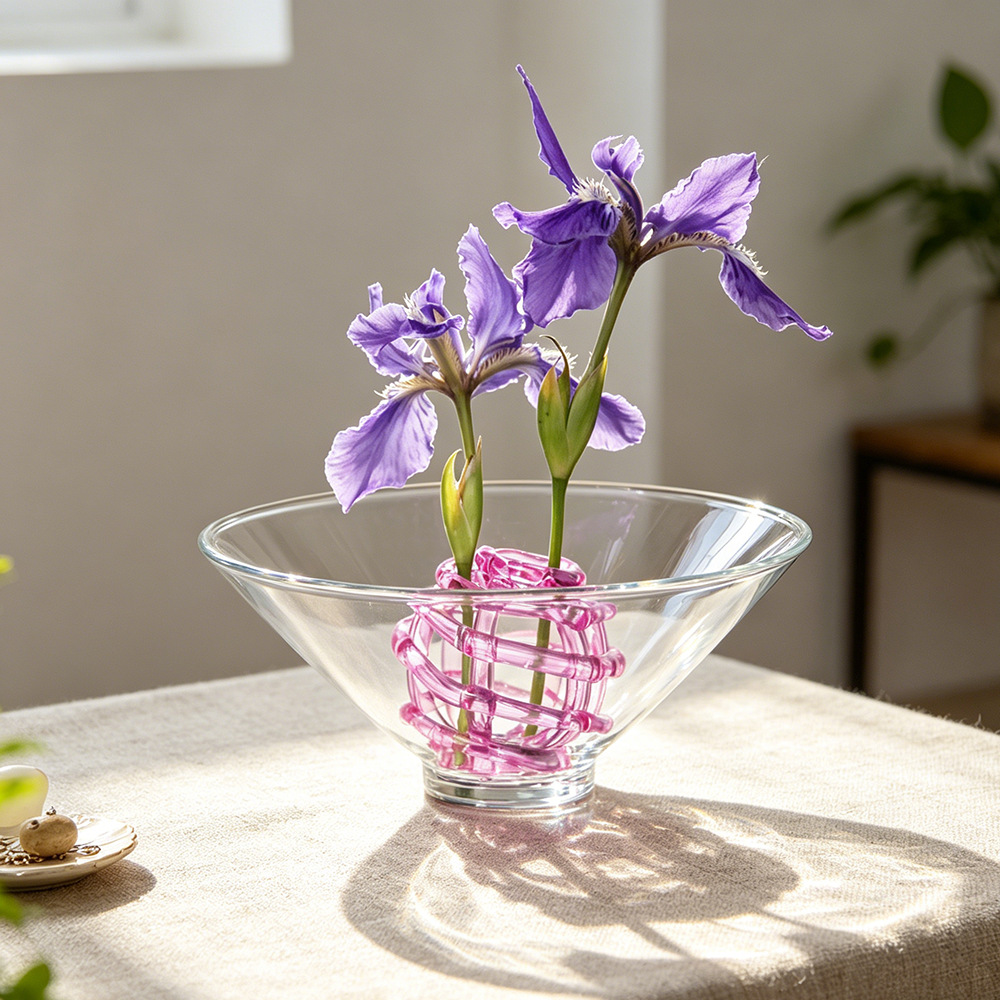 Moderne holle glazen vaas, han - Flower Girl Basket recensie en prijs