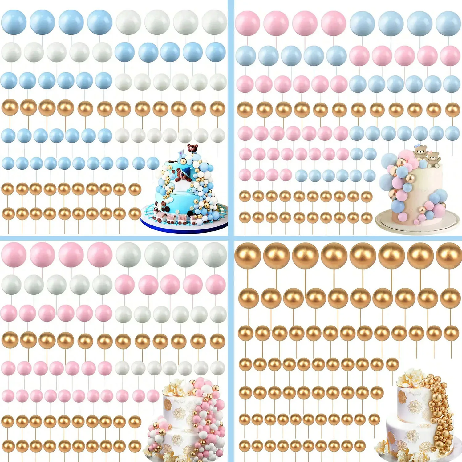 68 stuks ballen taart topper d - Confetti Balloon Set recensie en prijs