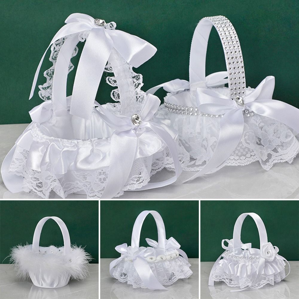 Ceremonie Strass Home Decor Ka - Flower Girl Basket recensie en prijs