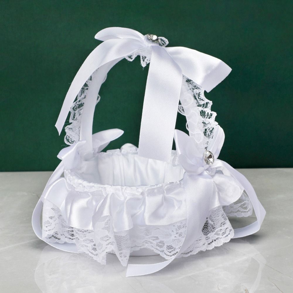 Ceremonie Strass Home Decor Ka - Flower Girl Basket recensie en prijs