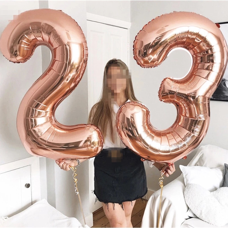 30 40 inch verjaardag nummer b - Confetti Balloon Set recensie en prijs