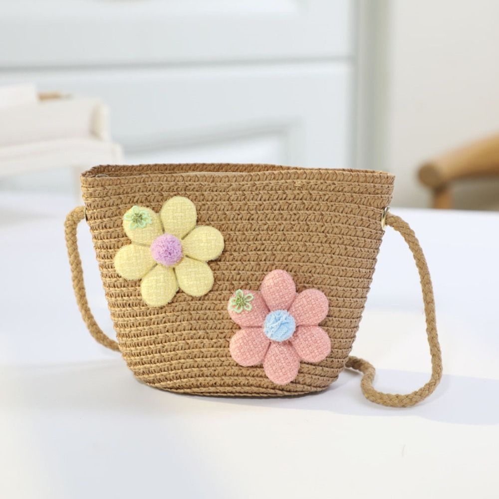 Handgemaakte geweven rieten ta - Flower Girl Basket recensie en prijs