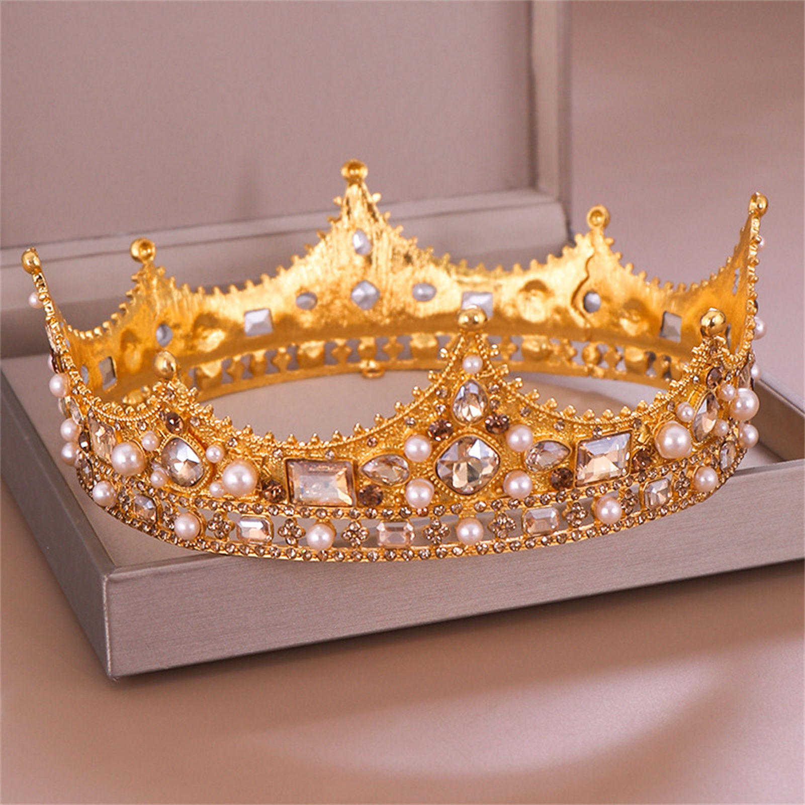 Bruidskroon Strass Tiara Barok - Wedding Supply Decor recensie en prijs
